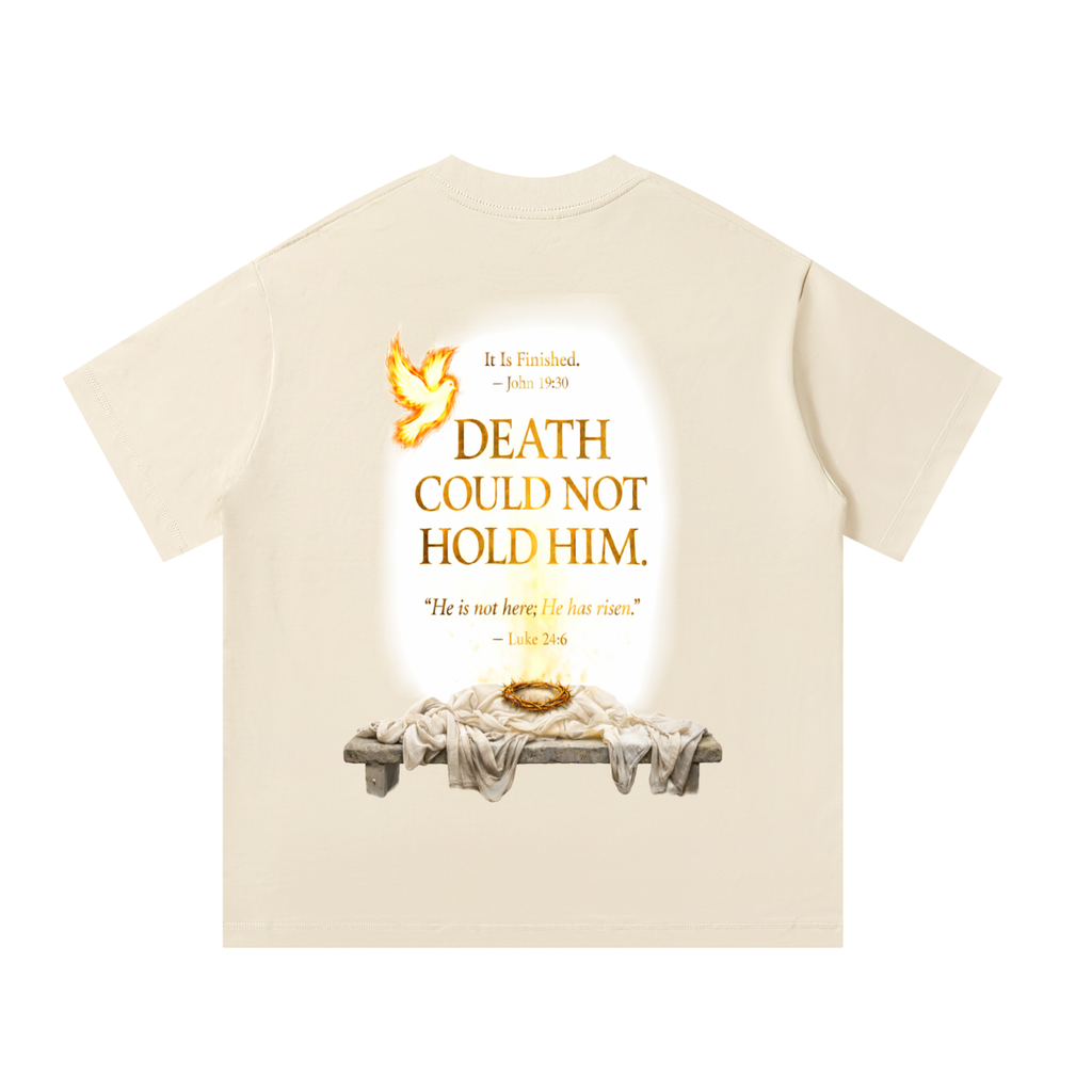 He Is Risen – Unisex Oversized Tee