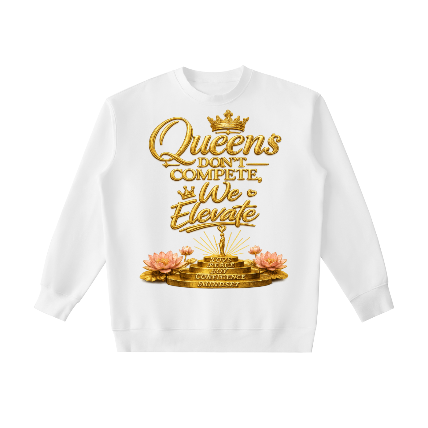 "Queen Don't" Essential Heavyweight Crewneck Sweatshirt
