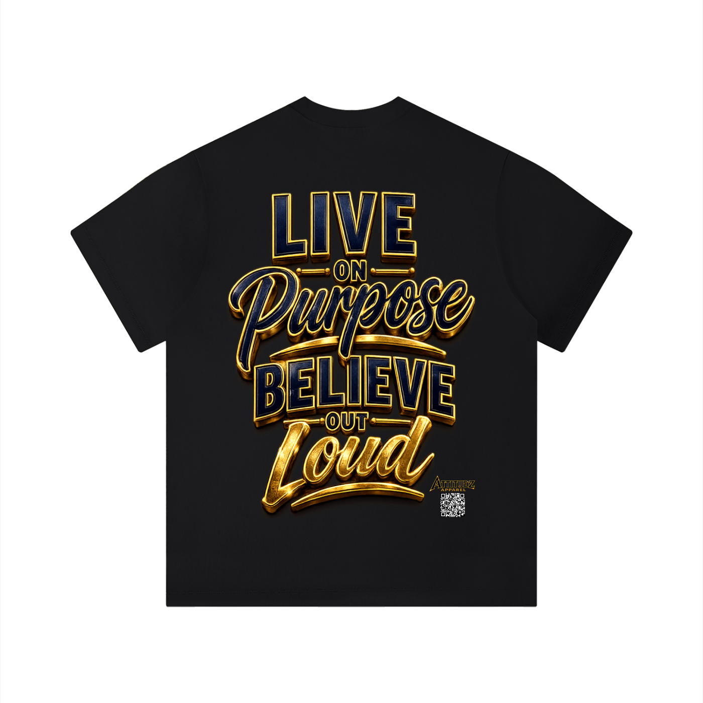 "Purpose Plan" Unisex Solid Color Regular Fit T-Shirt