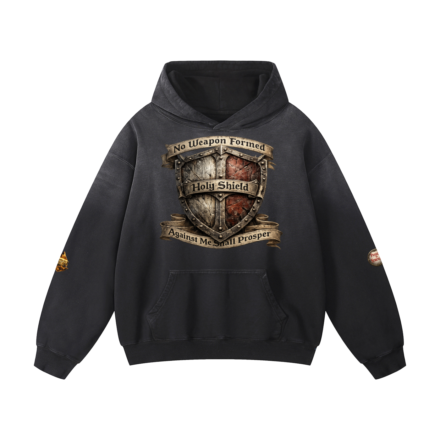 No Weapon Heavyweight Sunfade Oversized Hoodie