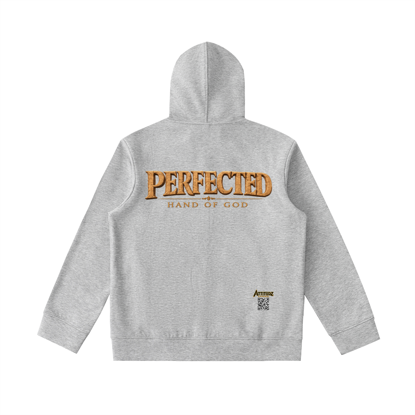 "Perfected" Essential Heavyweight High Neck Zip-Up Hoodie