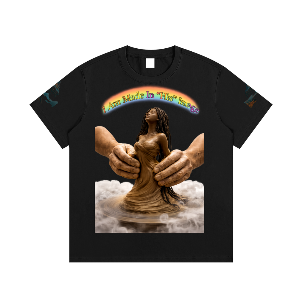 Women’s “I Am Made” Divine Creation Tee – Braided Crown Edition