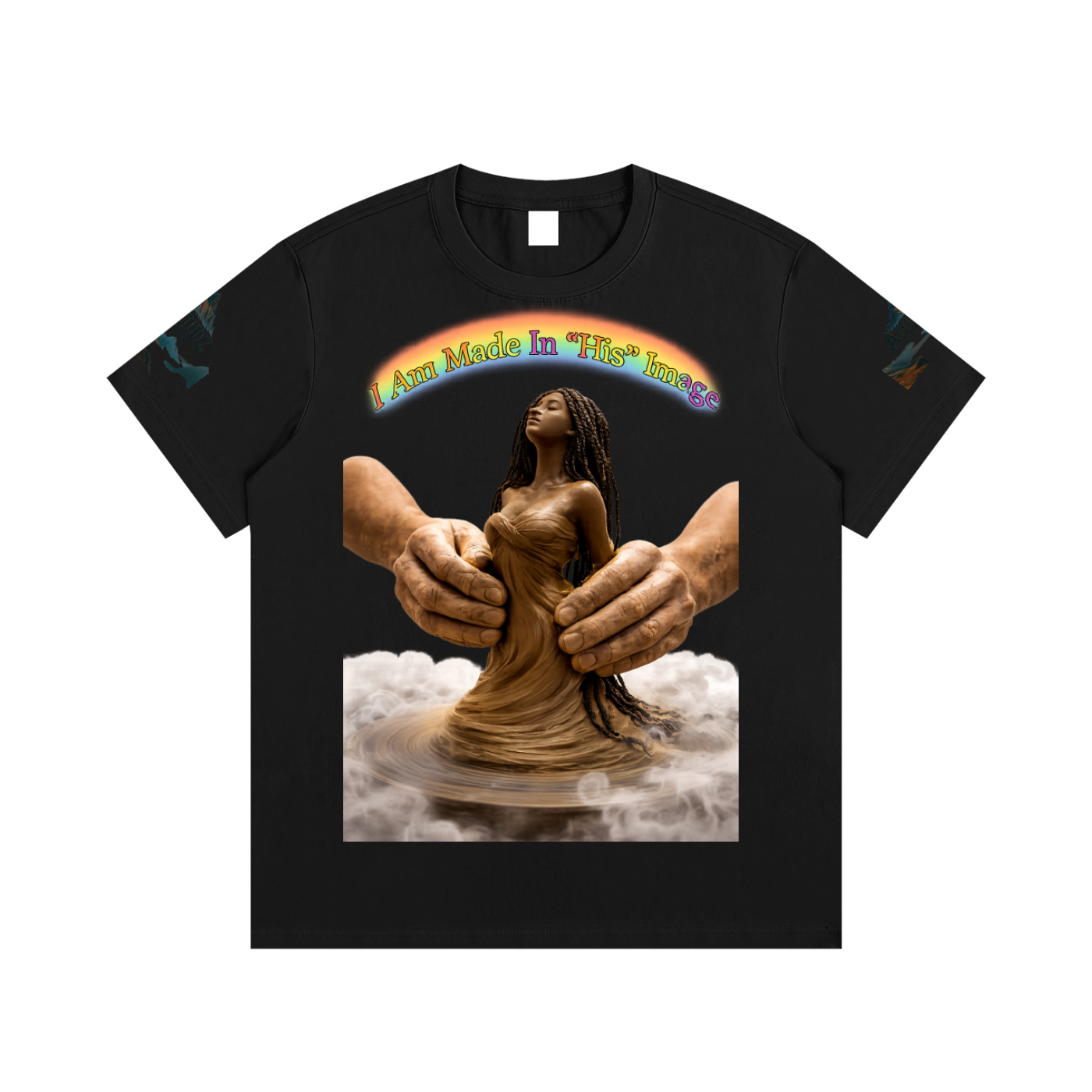 Women’s “I Am Made” Divine Creation Tee – Braided Crown Edition