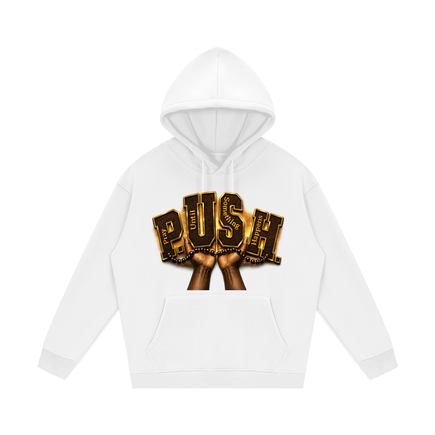 "Push" Unisex Fleece Hoodie