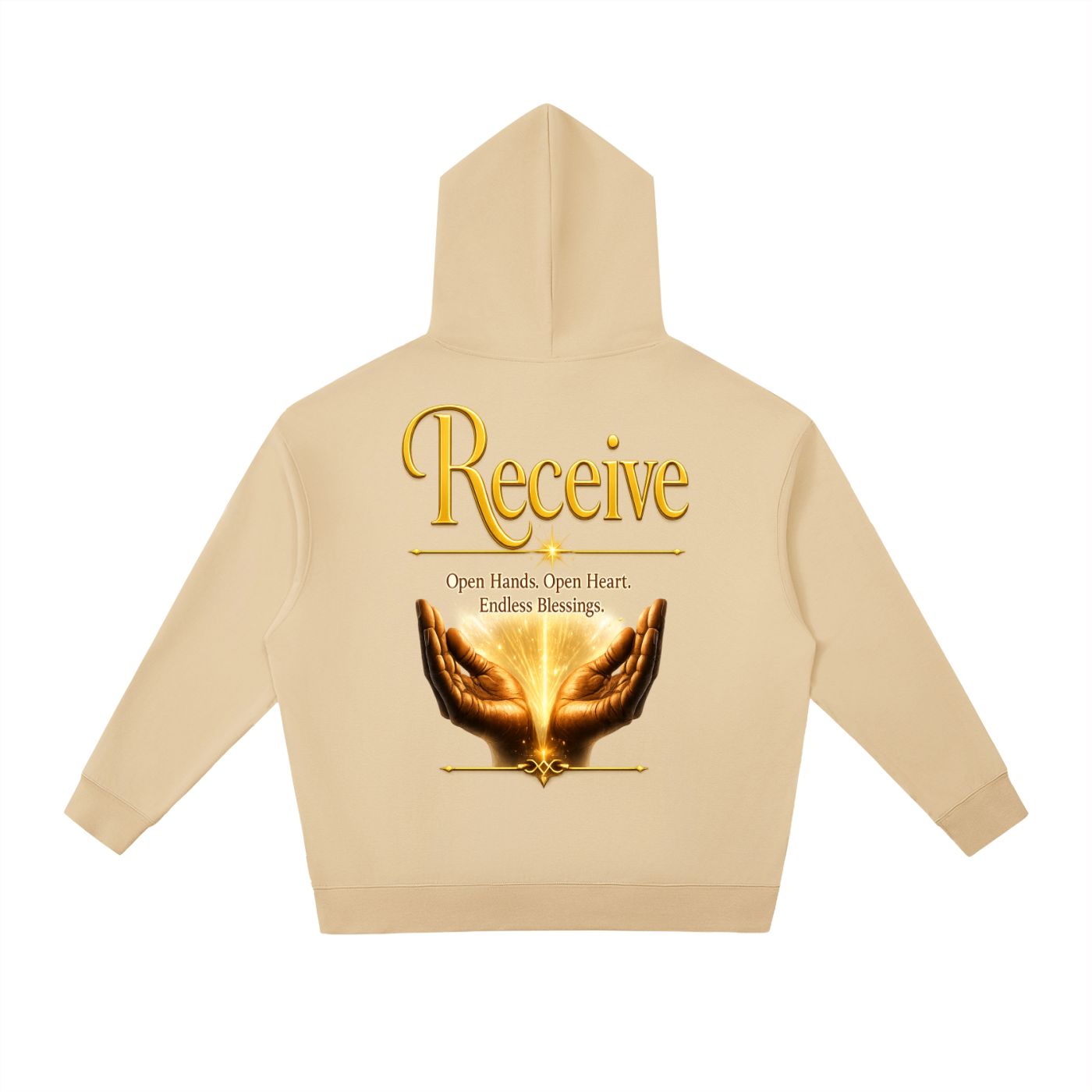 "Believe and Receive" Unisex Relaxed Pullover Hoodie