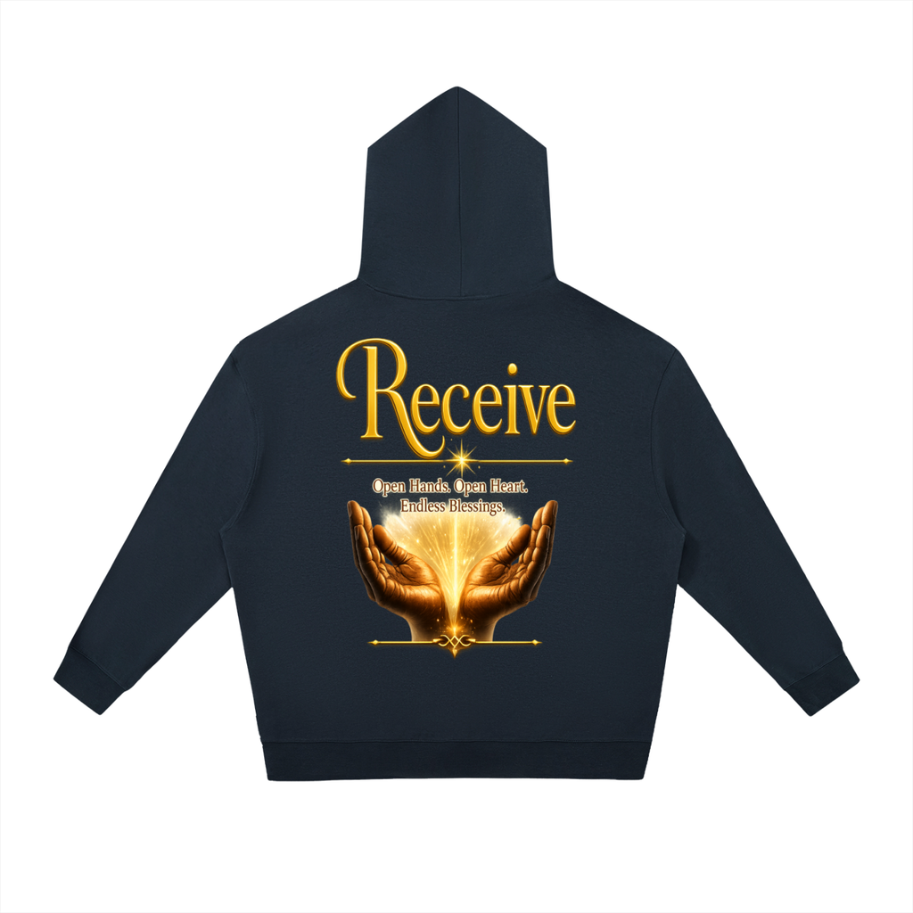"Believe and Receive" Unisex Relaxed Pullover Hoodie