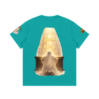 Unisex I Am Covered Tee – Angel Statue Graphic