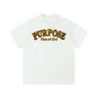 "Purpose Plan" Unisex Solid Color Regular Fit T-Shirt