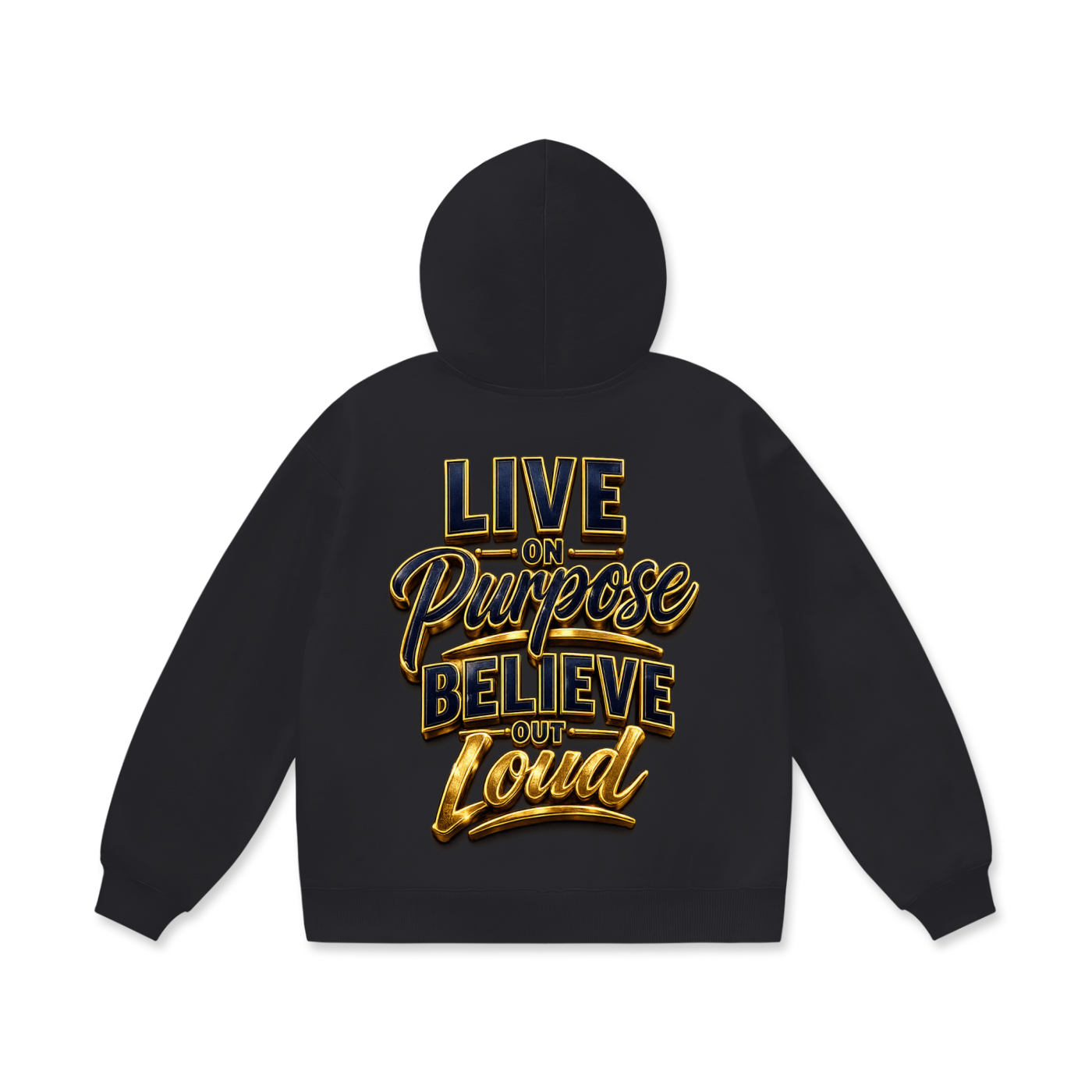 "Purpose" Oversize Heavyweight Fleece Hoodie