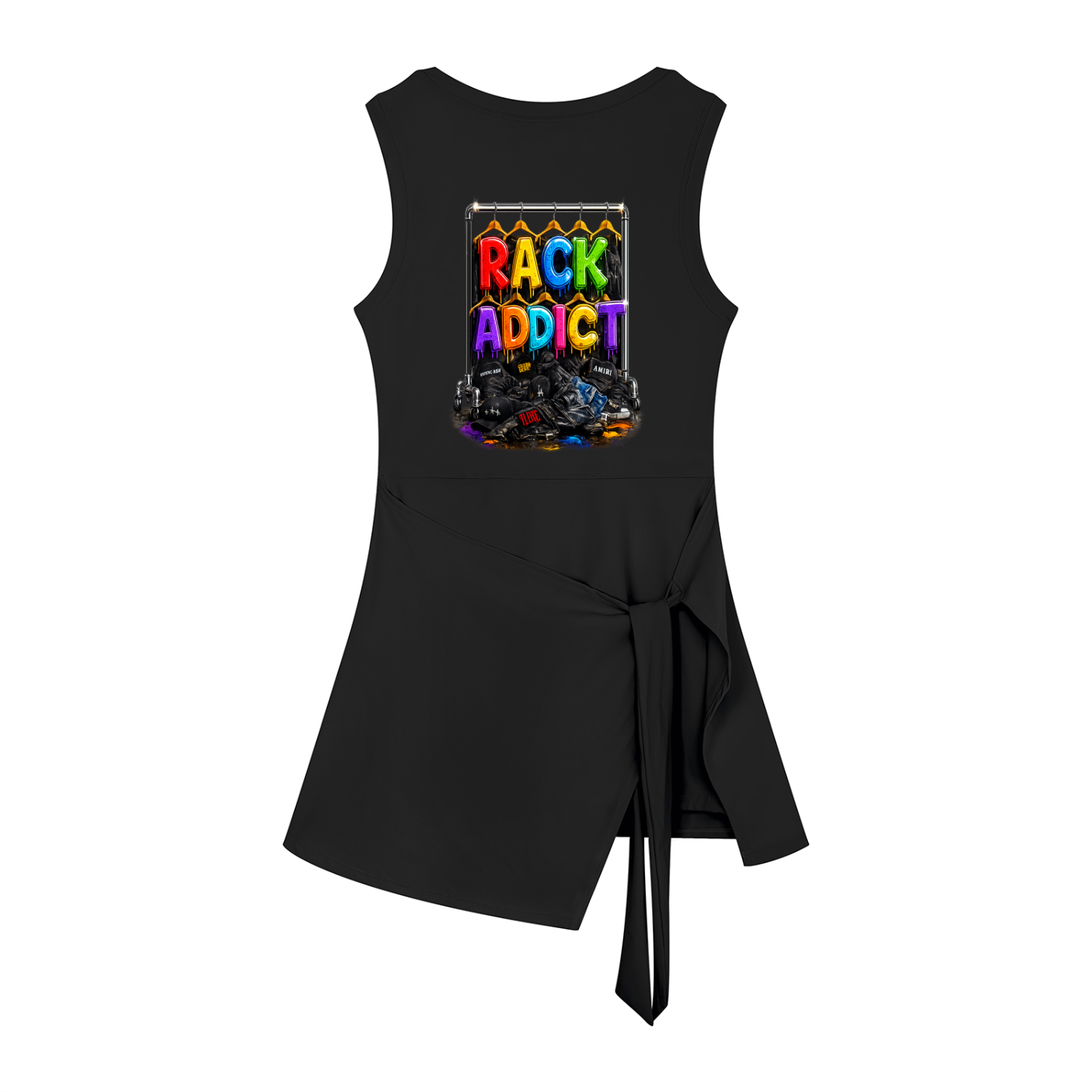 "Rack Addict" Women’s A-Line Sleeveless Dress