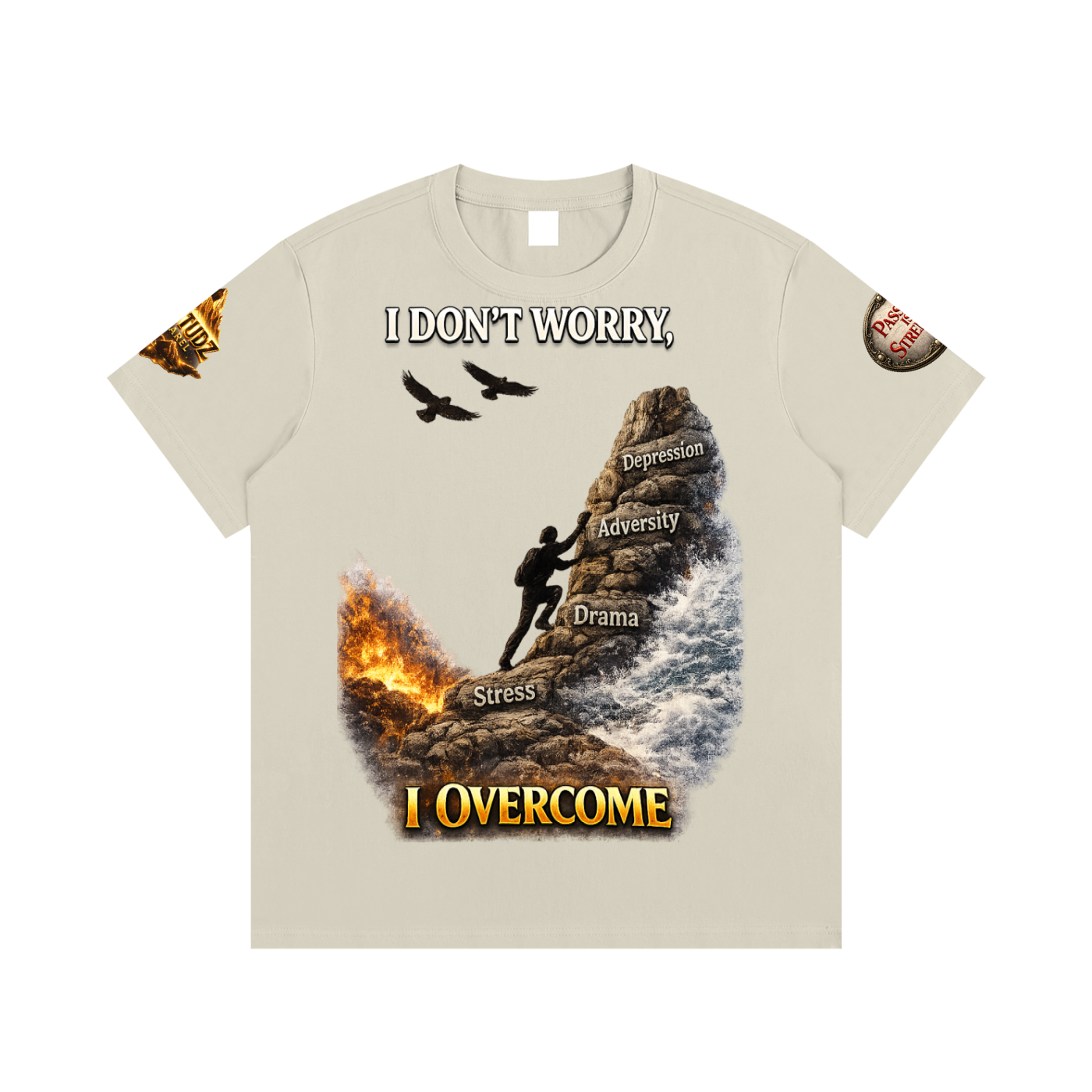 Men's/Women's: I Overcome, Essential Cotton T-Shirt