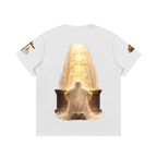 Unisex I Am Covered Tee – Angel Statue Graphic