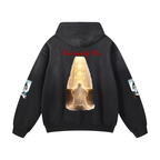 Unisex "No Weapon" Heavyweight Sunfade Oversized Hoodie