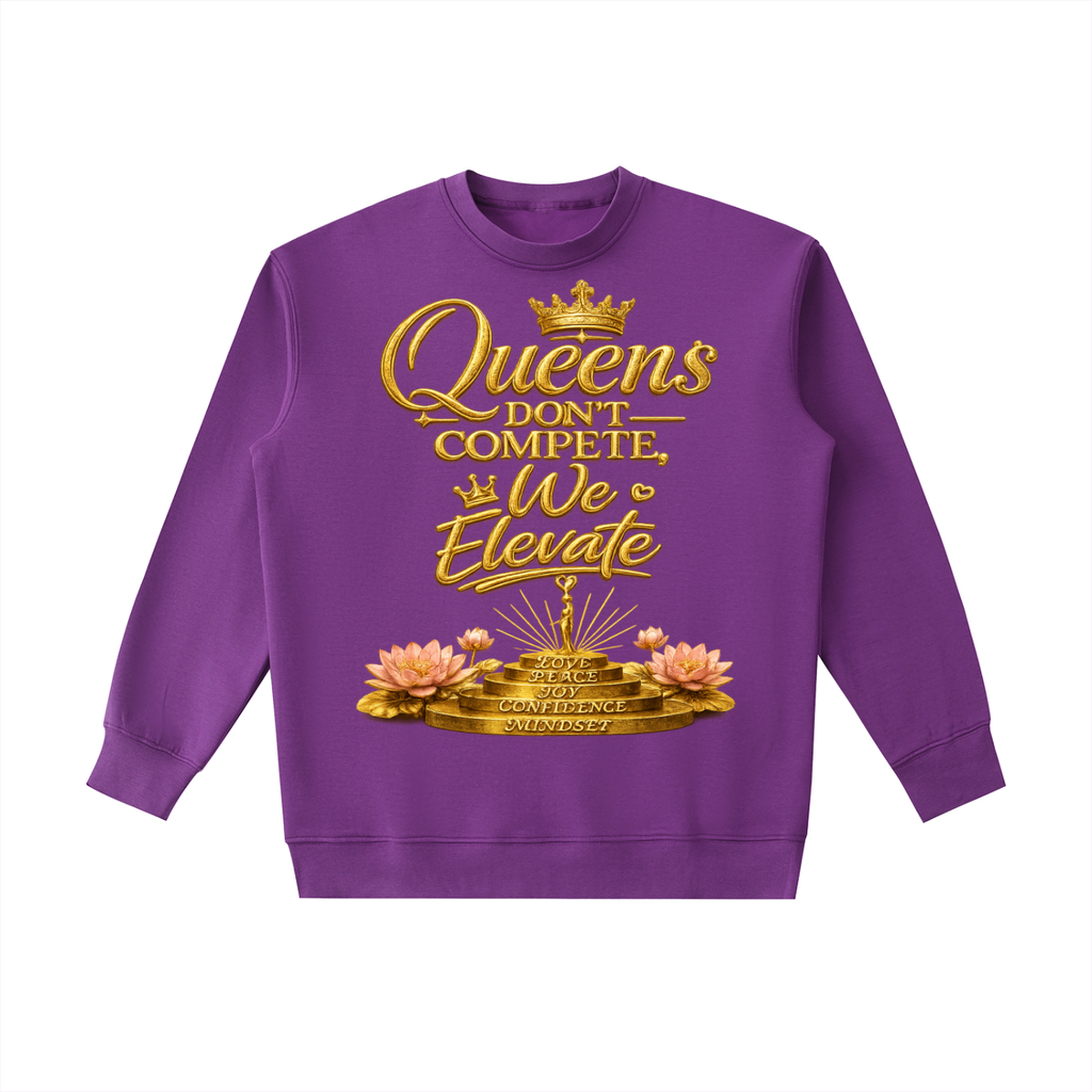 "Queen Don't" Essential Heavyweight Crewneck Sweatshirt