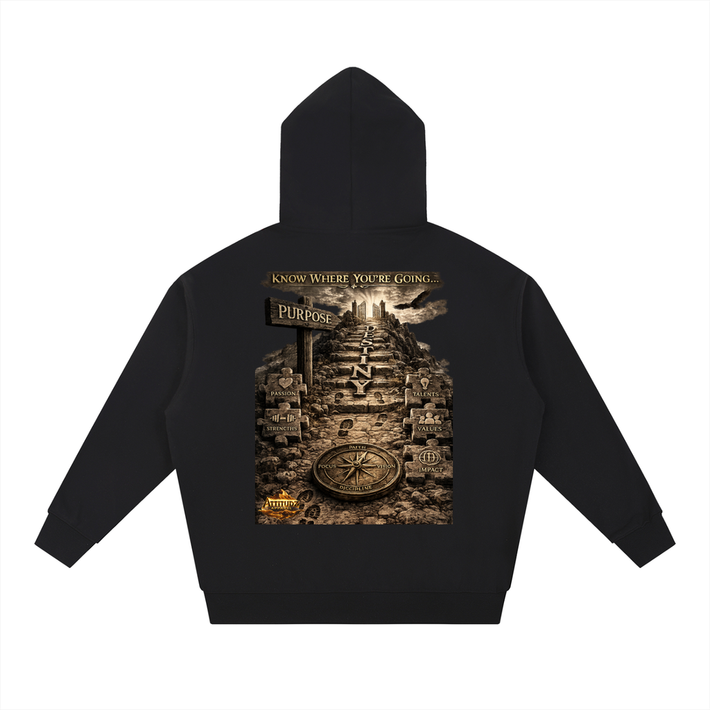 “Purpose Driven” Heavyweight Hoodie