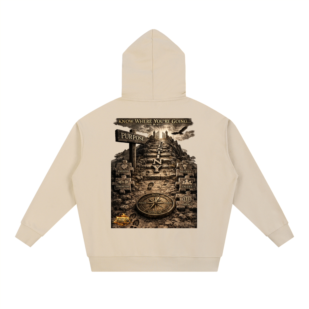 “Purpose Driven” Heavyweight Hoodie