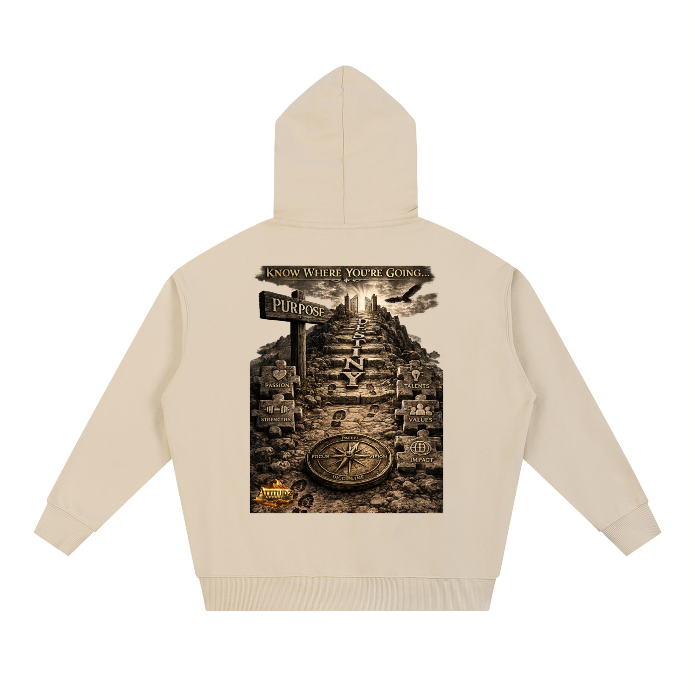 “Purpose Driven” Heavyweight Hoodie