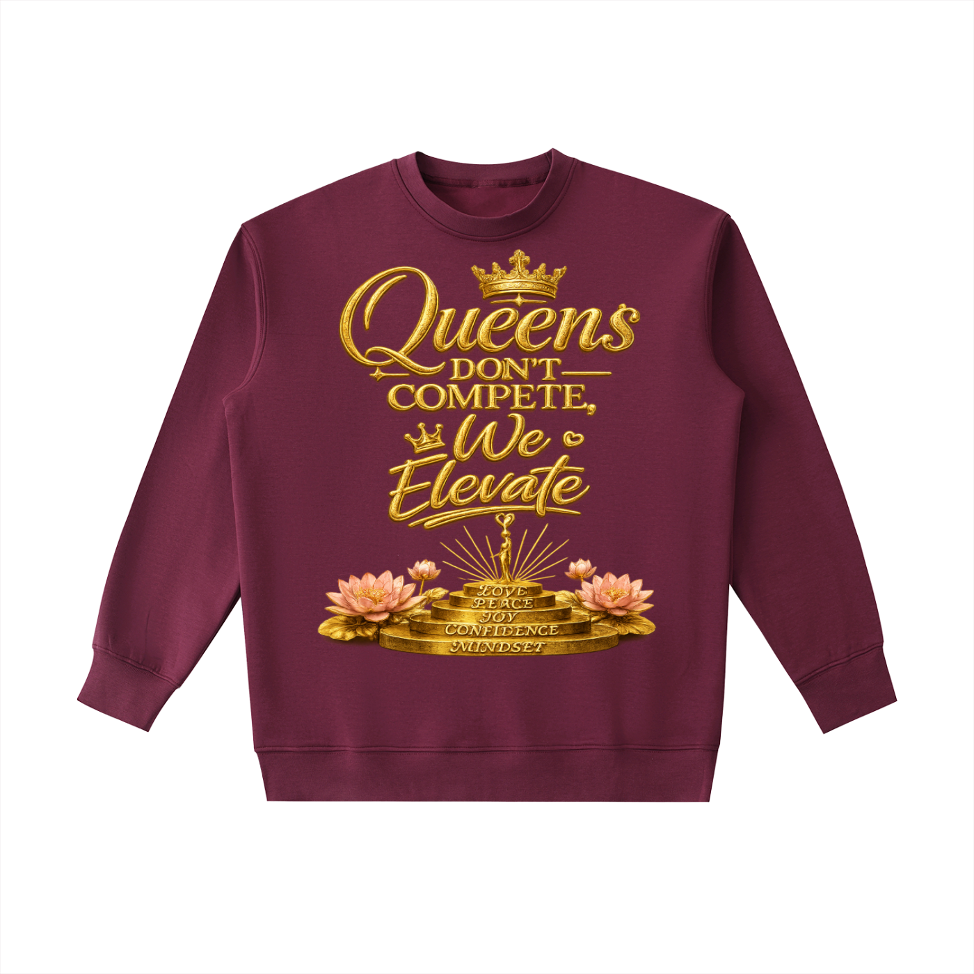 "Queen Don't" Essential Heavyweight Crewneck Sweatshirt