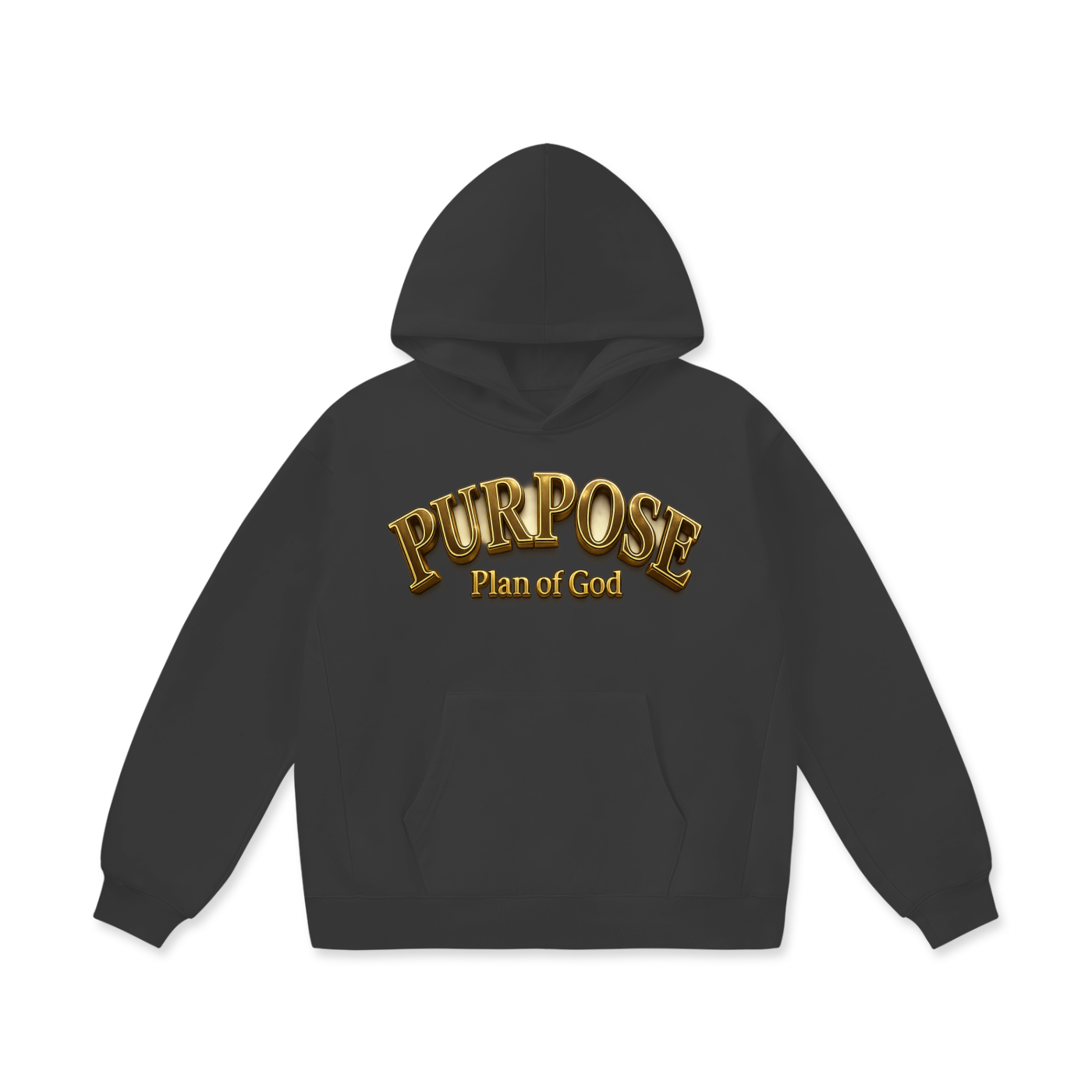 "Purpose" Oversize Heavyweight Fleece Hoodie