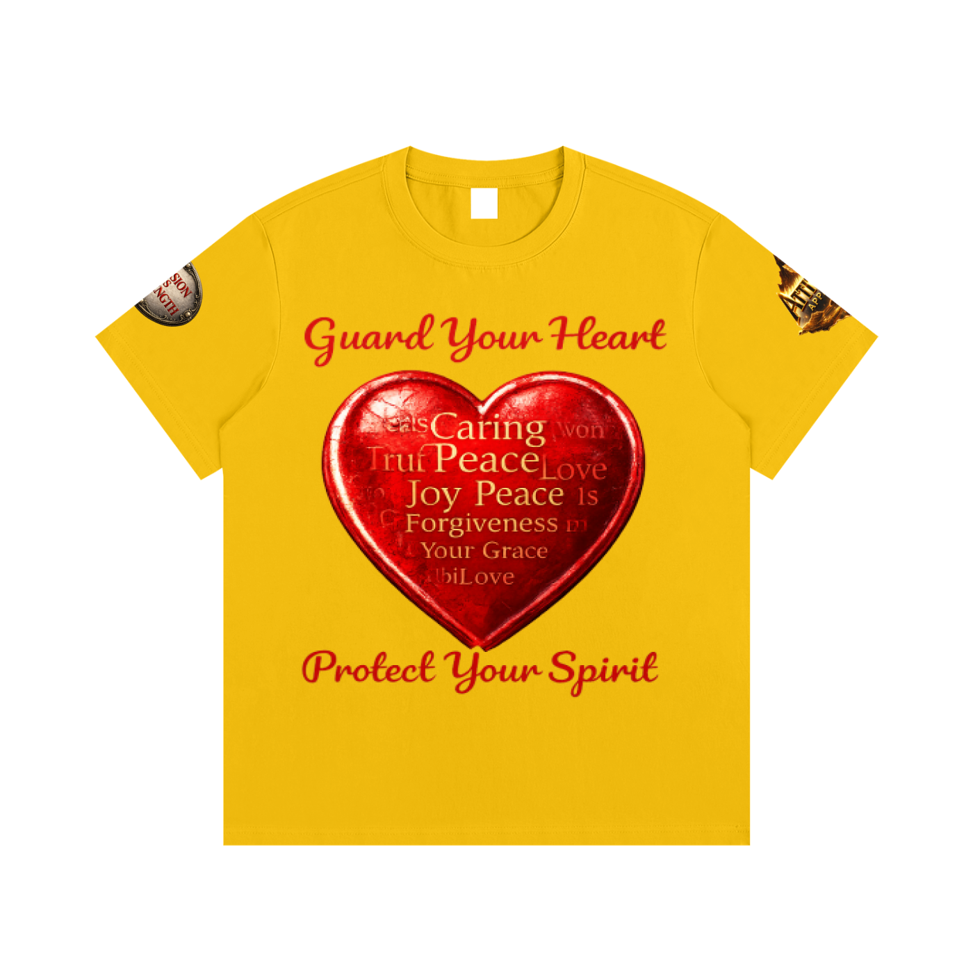 Unisex Guard Your Heart Tee – Red Heart Graphic