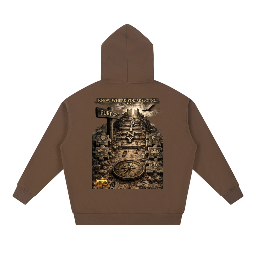“Purpose Driven” Heavyweight Hoodie
