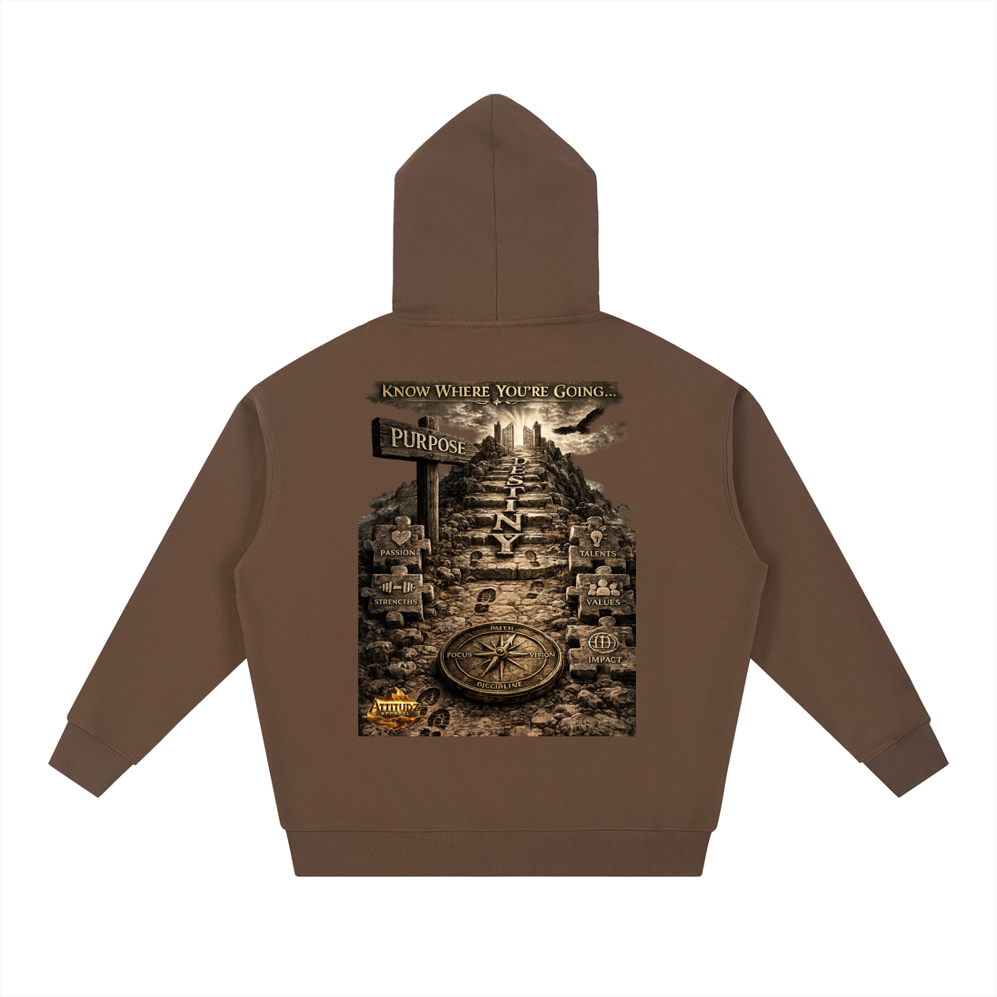 “Purpose Driven” Heavyweight Hoodie