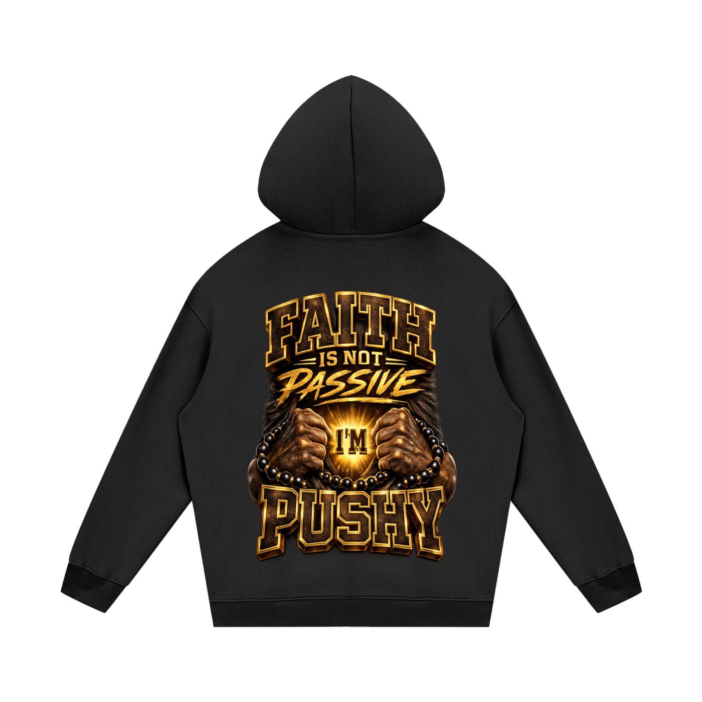"Push" Unisex Fleece Hoodie