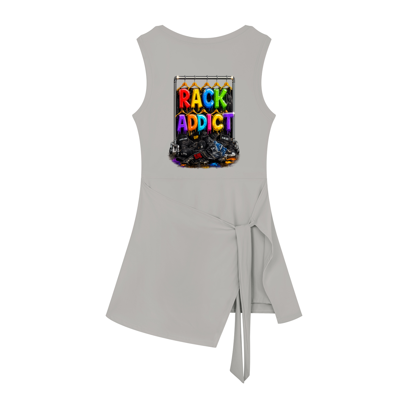 "Rack Addict" Women’s A-Line Sleeveless Dress