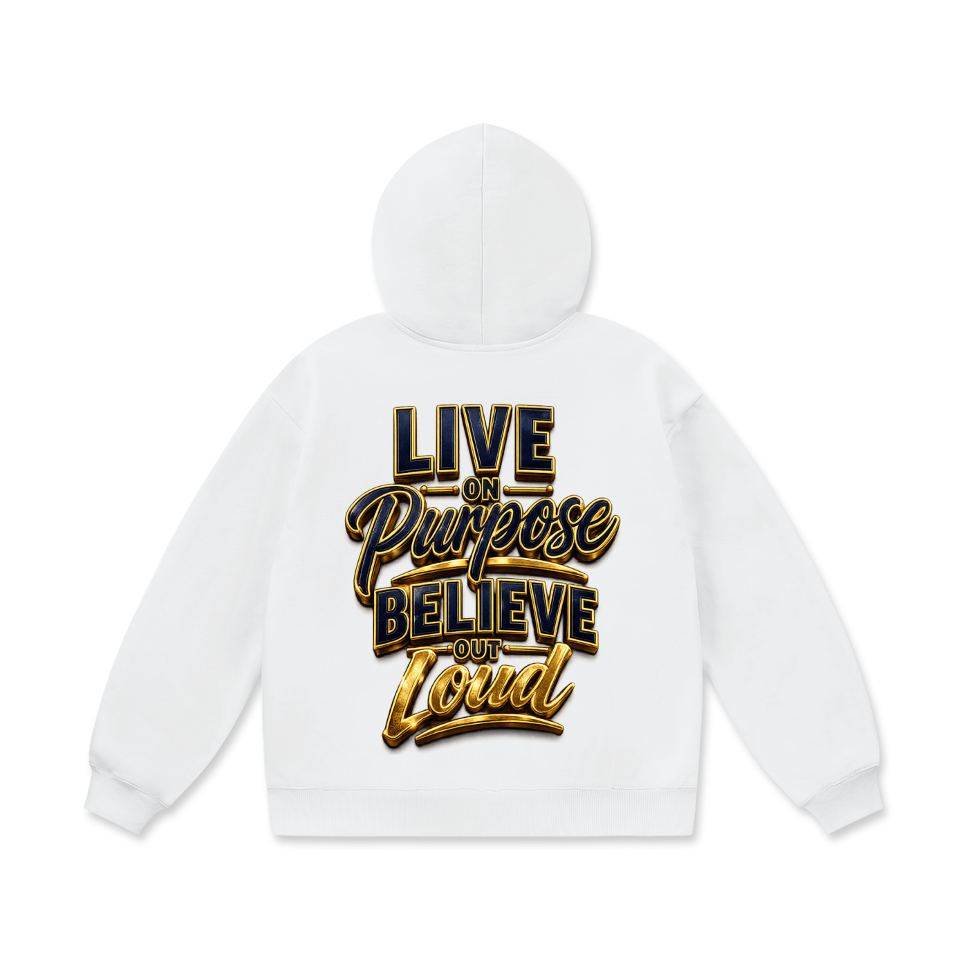 "Purpose" Oversize Heavyweight Fleece Hoodie