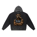 "Don't Flinch" Vintage Washed Gradient Fleece Hoodie