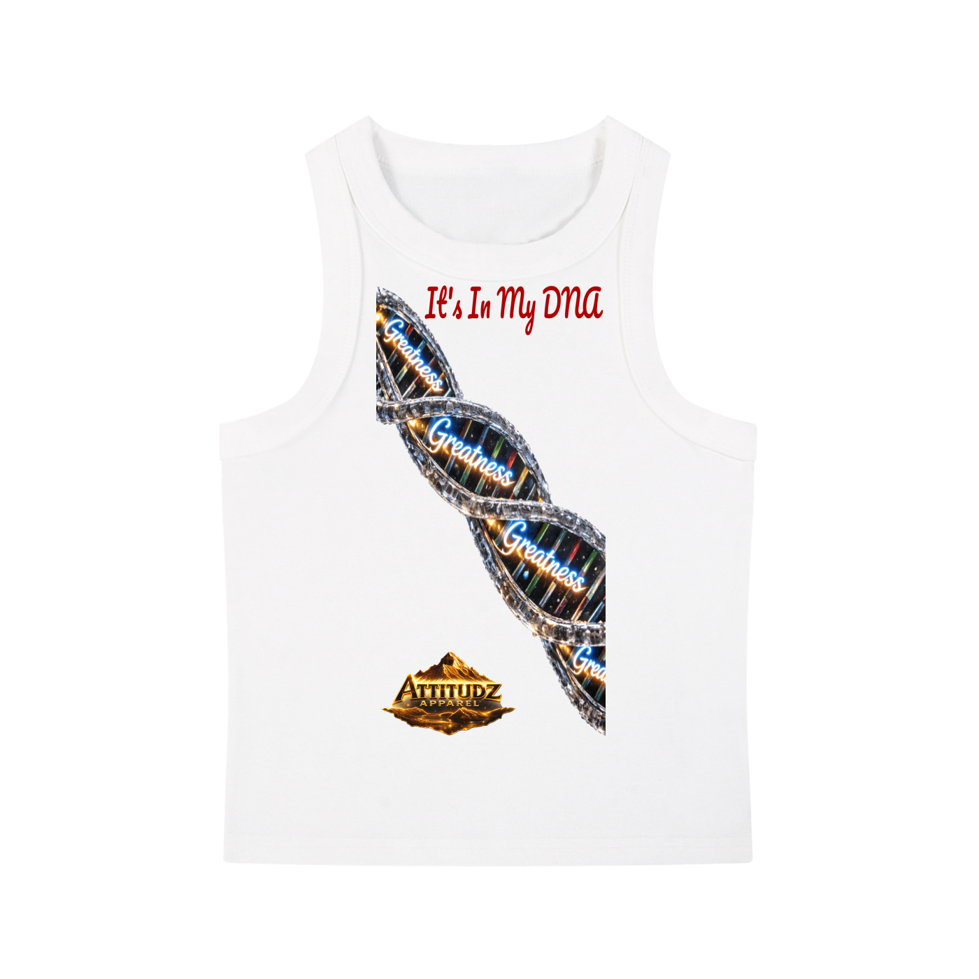 Woman's "Greatness" Snow Washed Tank – Street Graphic
