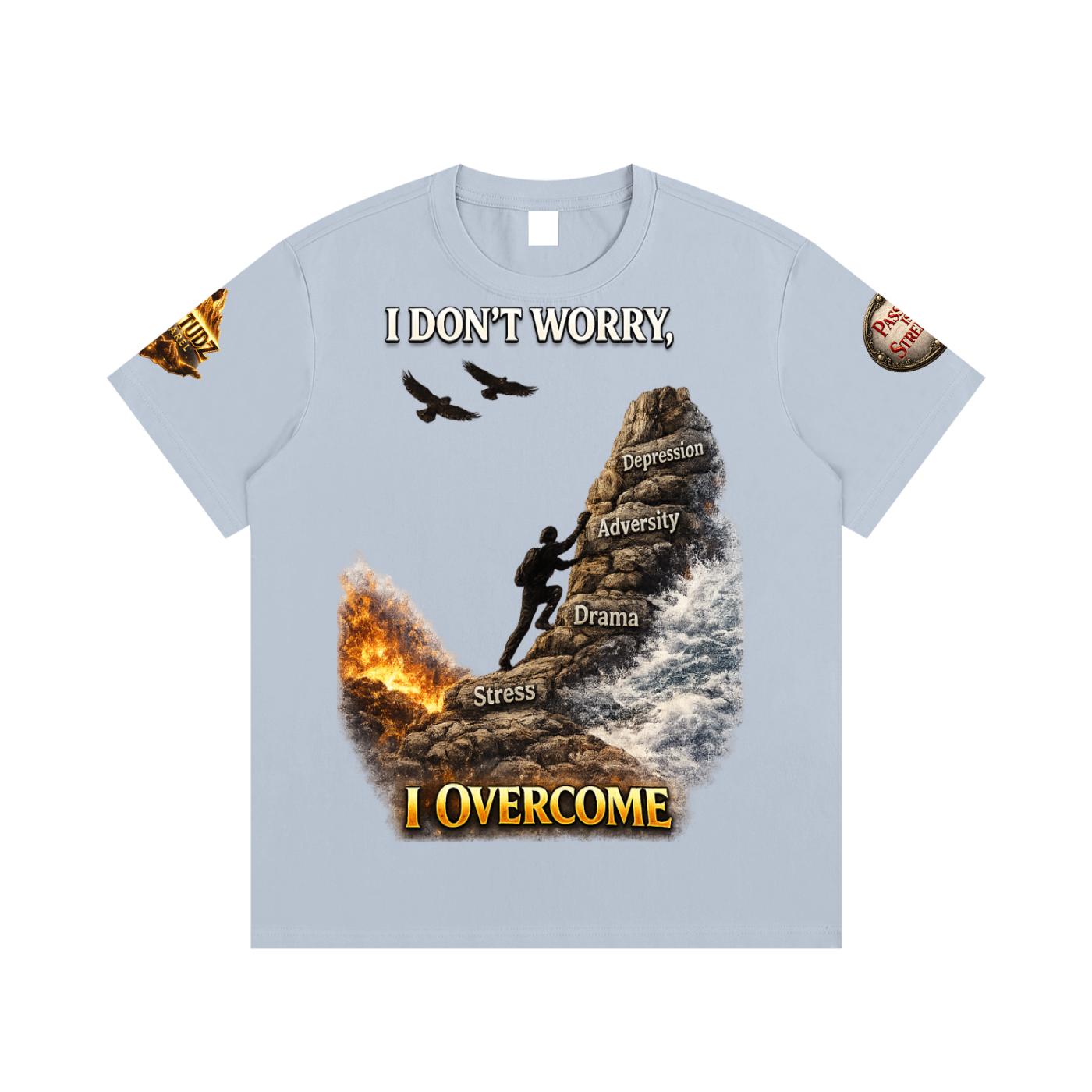 Men's/Women's: I Overcome, Essential Cotton T-Shirt