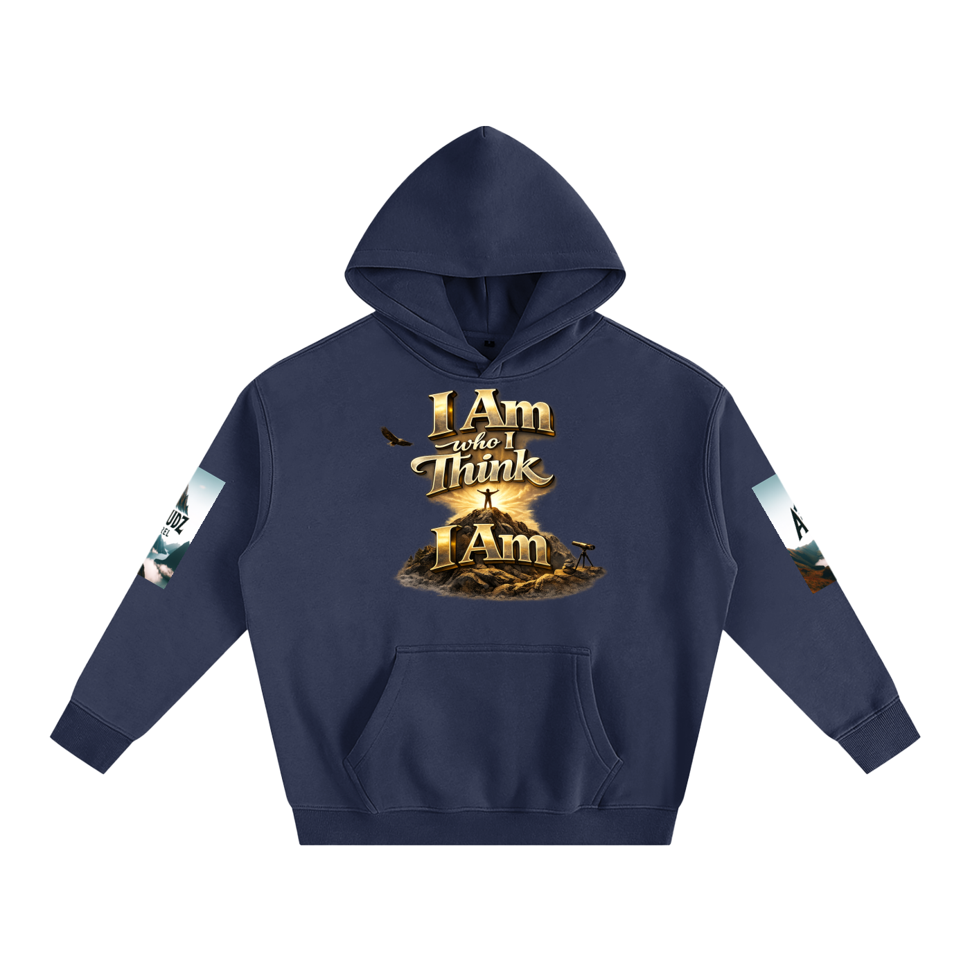 Unisex "I Think I Am" Oversize Fleeced Hoodie