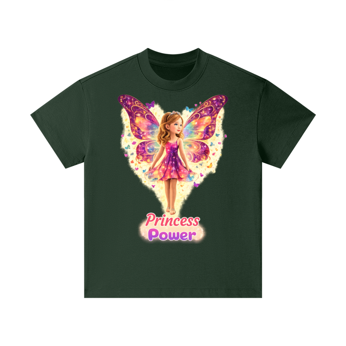 Girl's Princess Power T-Shirt – White Fairy Design