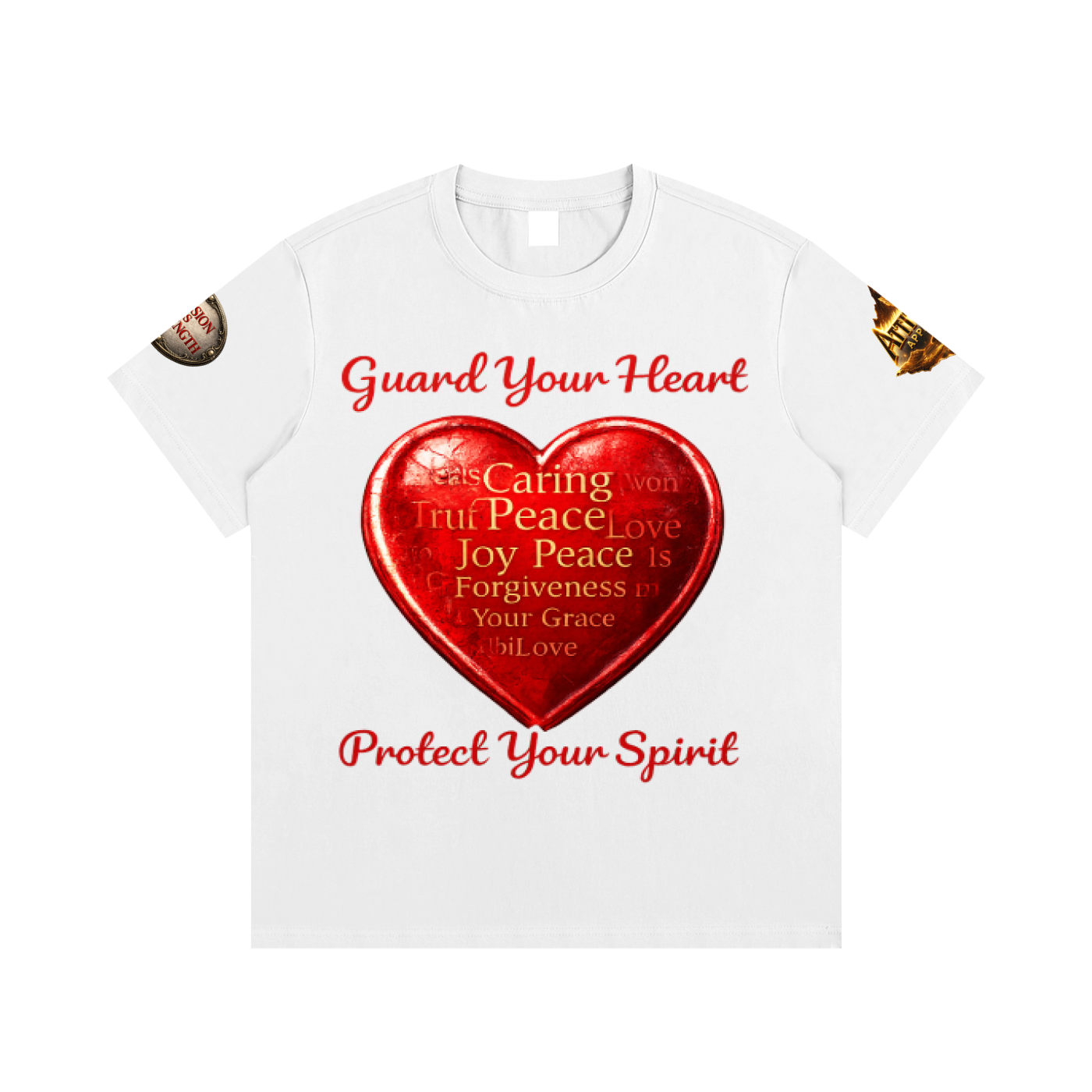 Unisex Guard Your Heart Tee – Red Heart Graphic