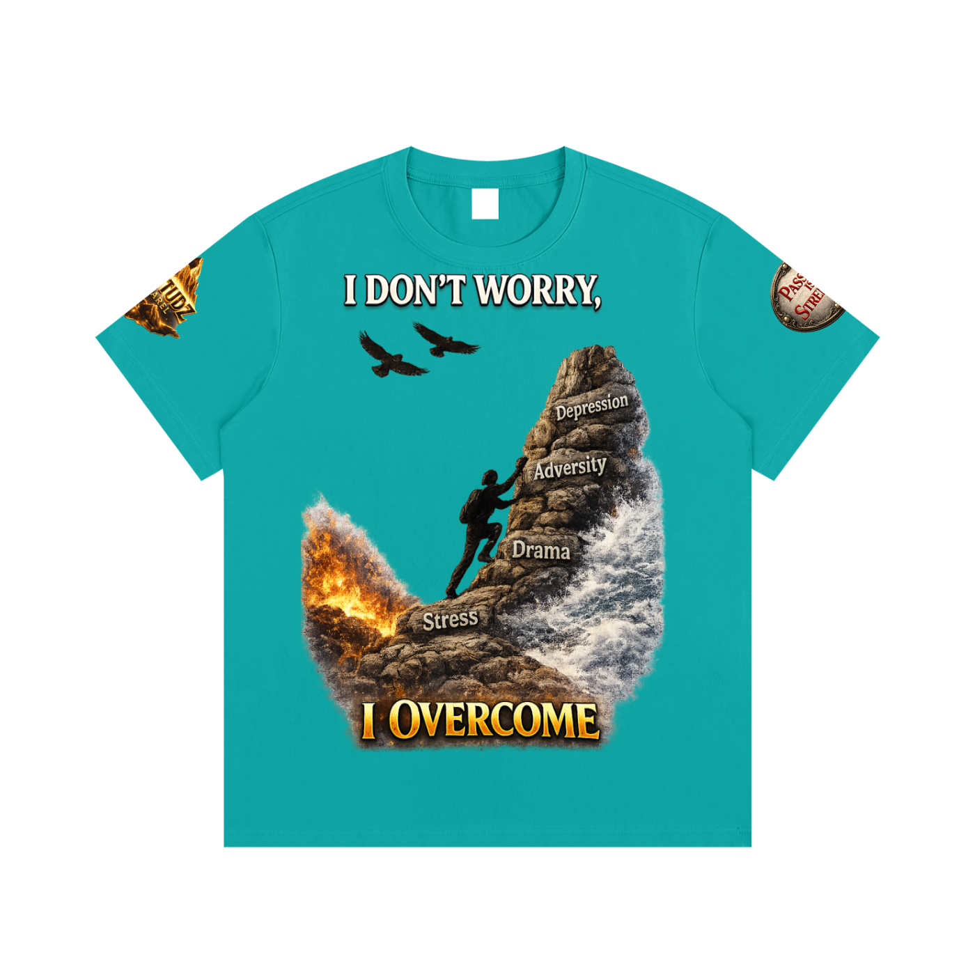 Men's/Women's: I Overcome, Essential Cotton T-Shirt