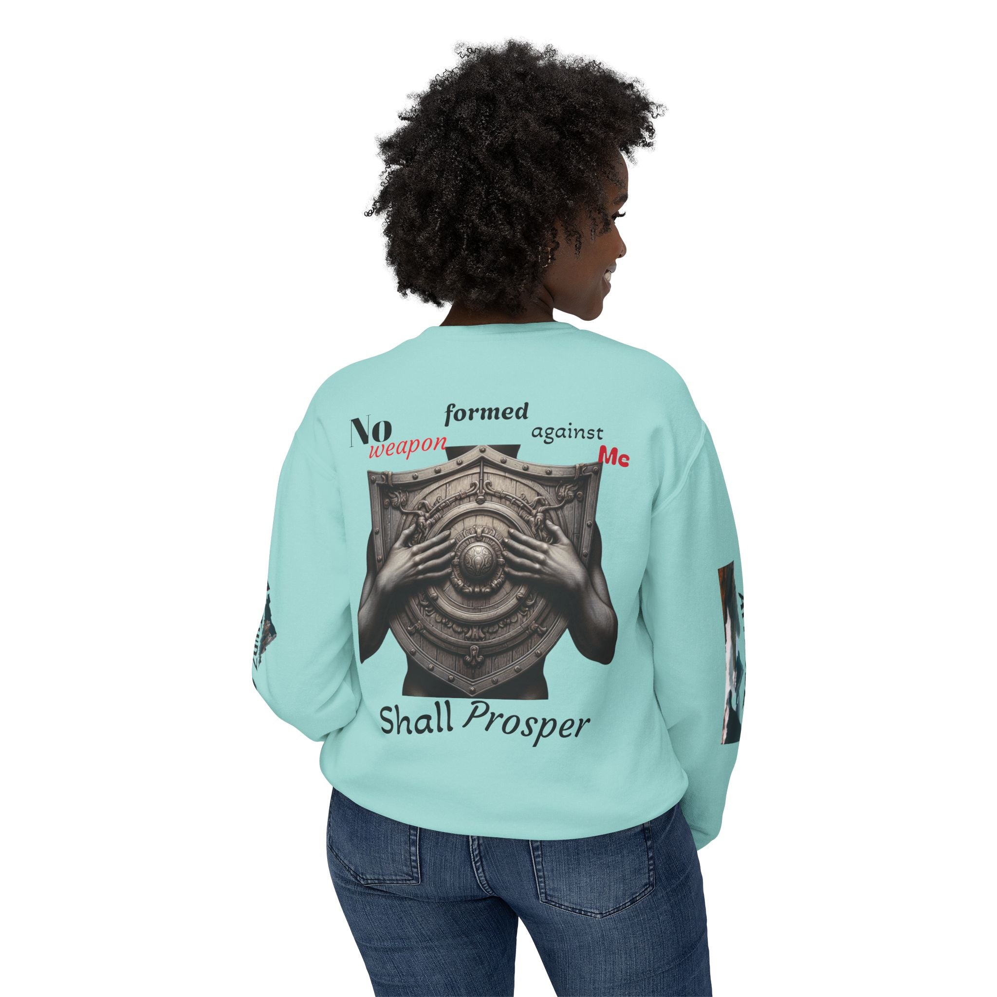 Unisex “Superpower” Lightweight Crewneck Sweatshirt