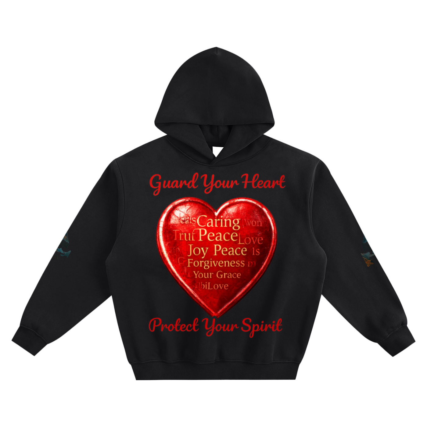 Unisex “Guard Your Heart” Fleeced Boxy Hoodie