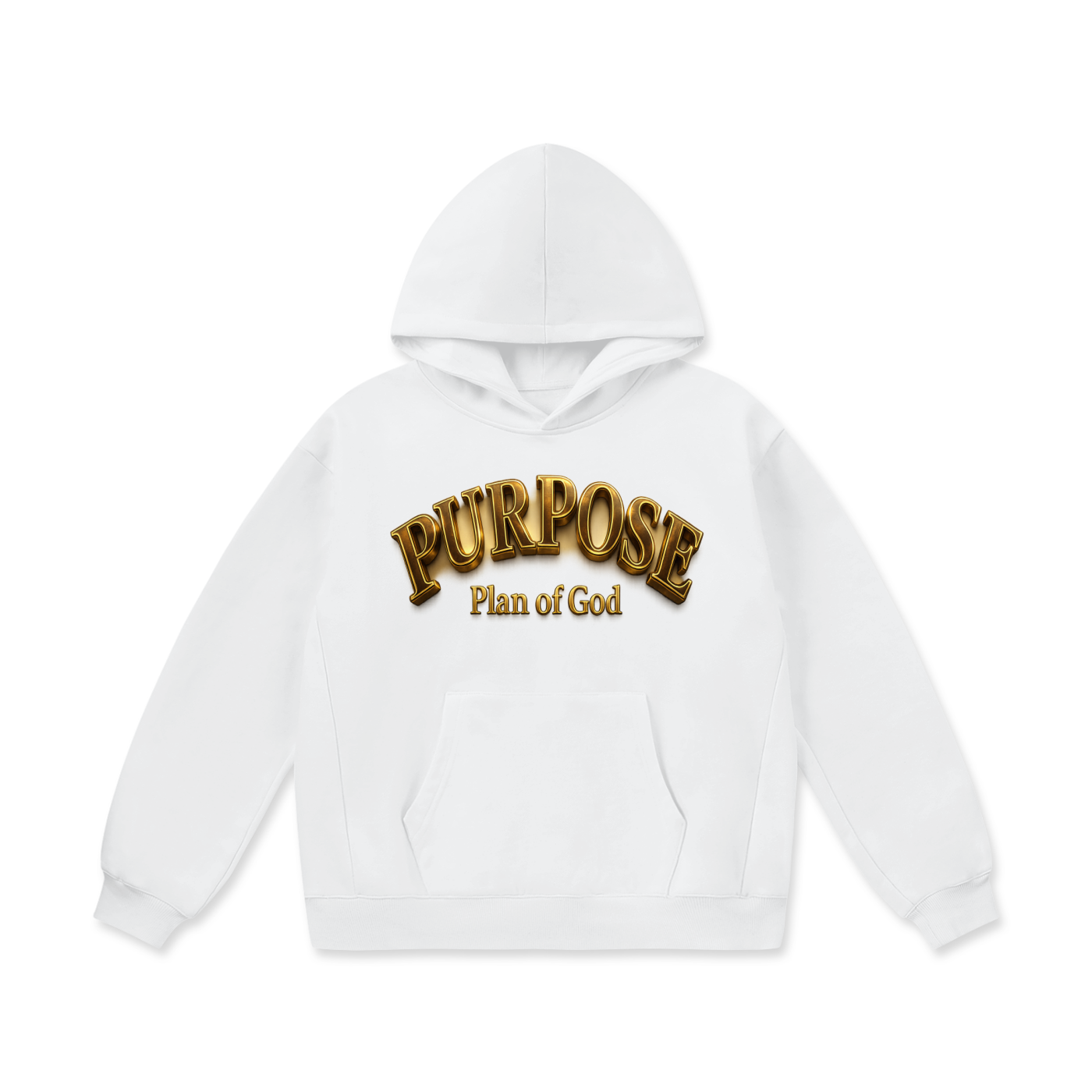"Purpose" Oversize Heavyweight Fleece Hoodie