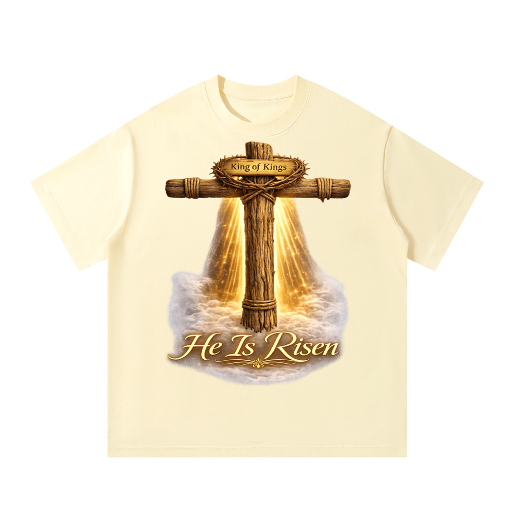 He Is Risen – Unisex Oversized Tee