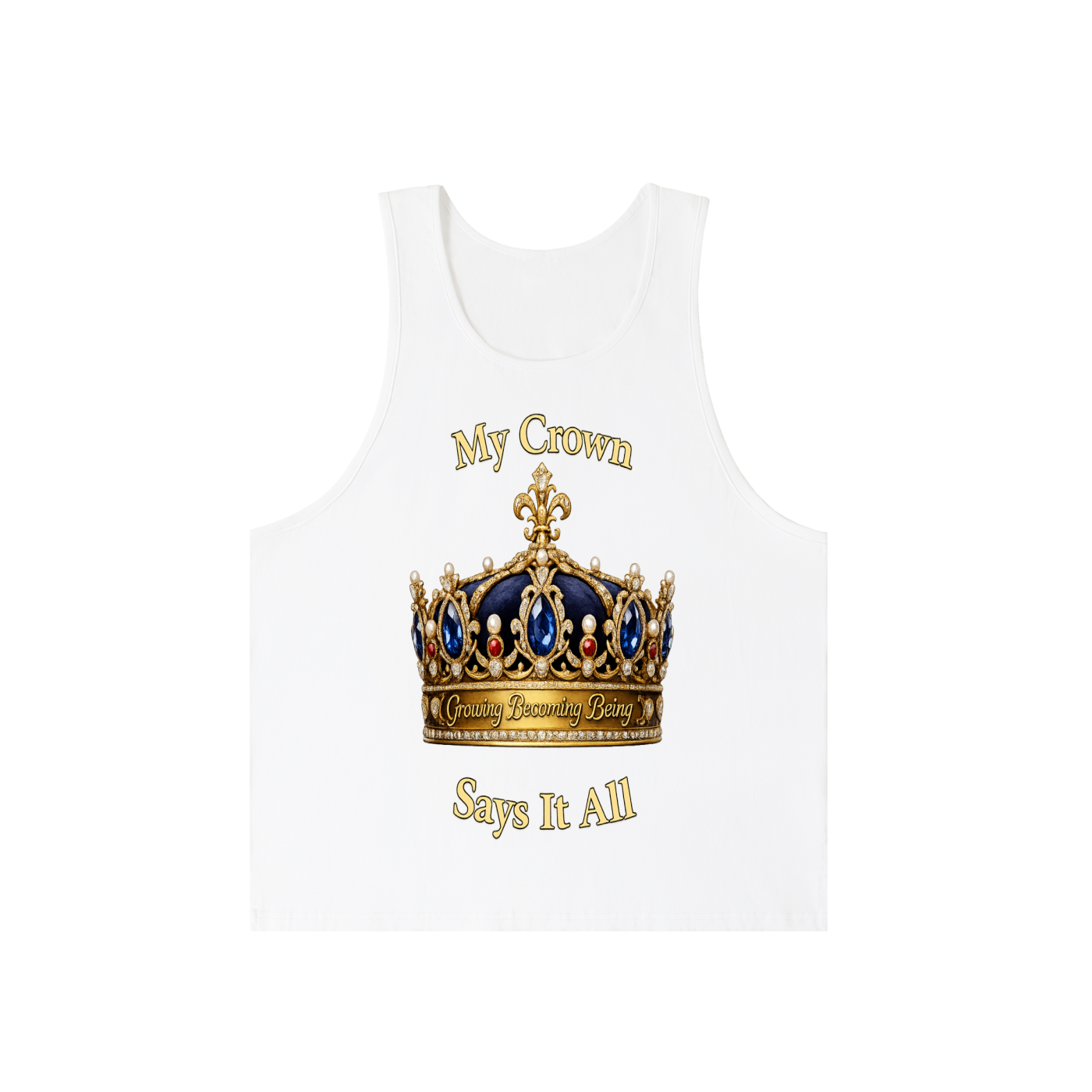 "My Crown" Unisex Loose Tank Top