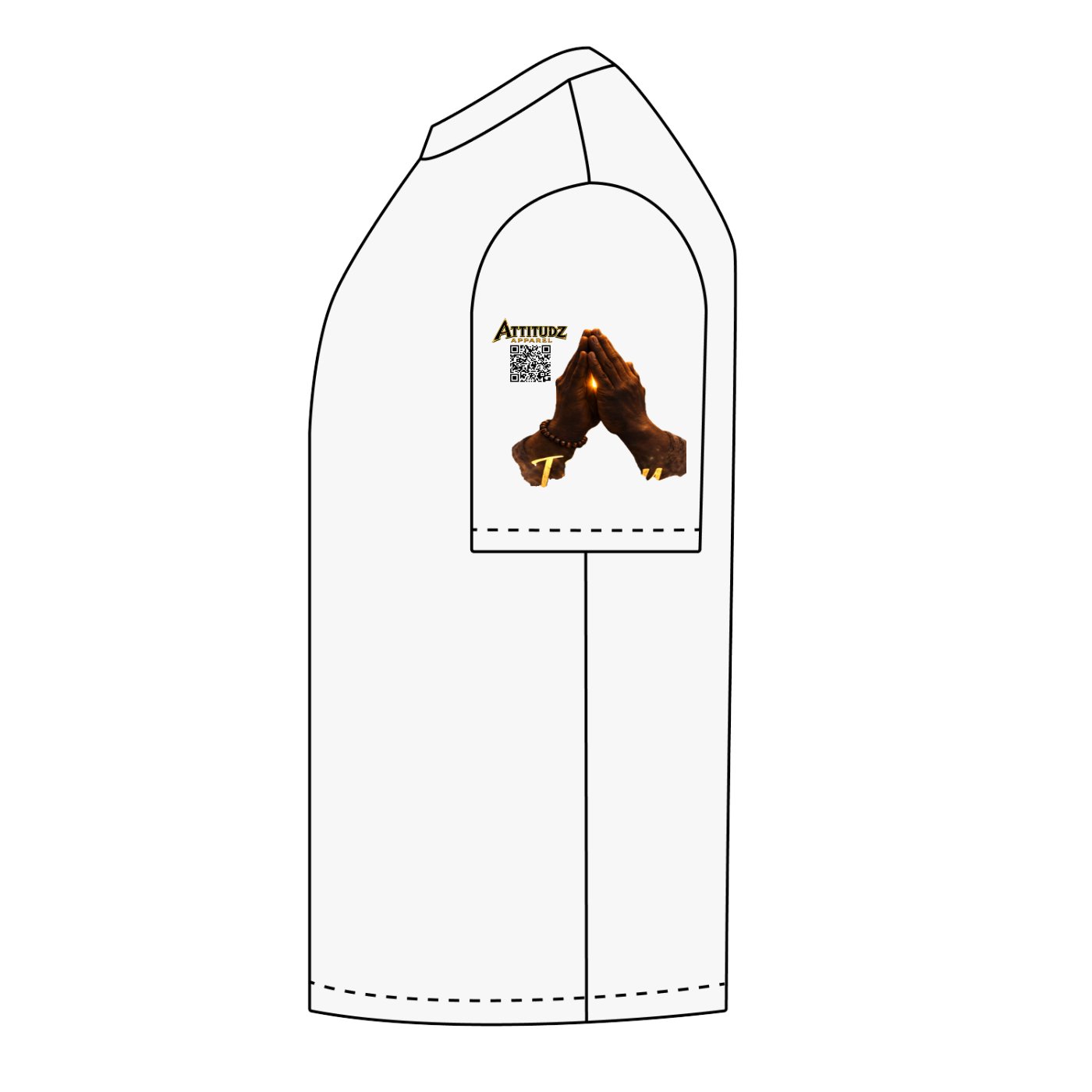"Push" Essential Heavyweight Cotton T-Shirt