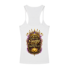 "Queen's Don't" Slim Fit Ribbed Racerback Tank Top