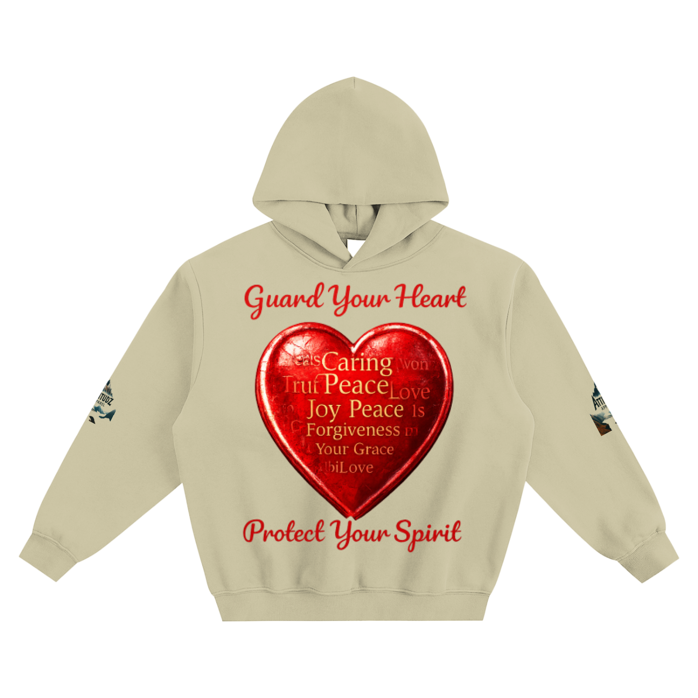 Unisex “Guard Your Heart” Fleeced Boxy Hoodie