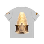 Unisex I Am Covered Tee – Angel Statue Graphic