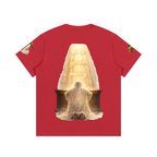Unisex I Am Covered Tee – Angel Statue Graphic