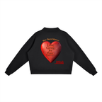 Unisex "Guard Your Heart" Essential Fleece Mock-Neck Crew Sweatshirt