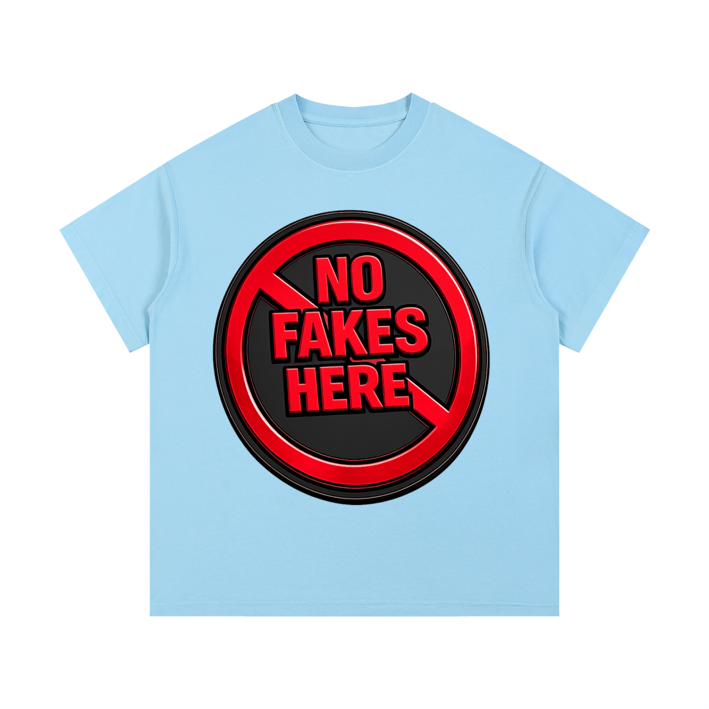 Unisex “No Fakes” Vintage Wash Cotton T-Shirt