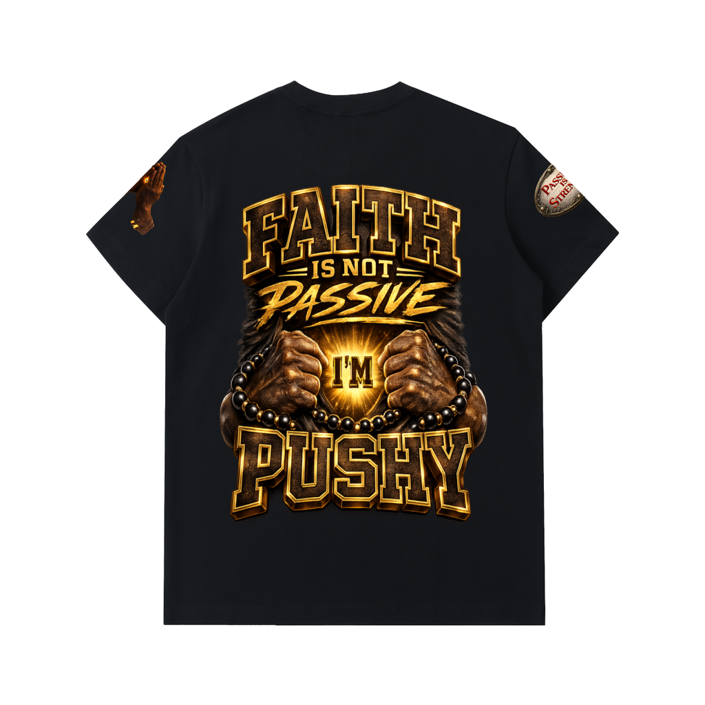 "Push" Essential Heavyweight Cotton T-Shirt