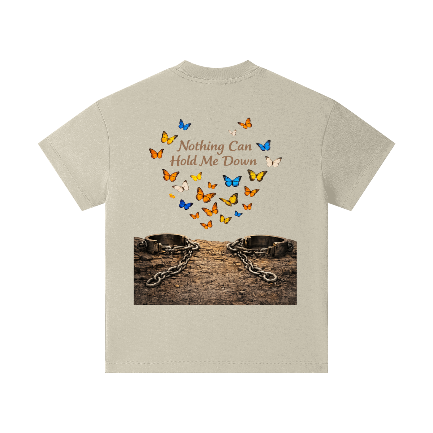 Girl's Princess Power T-Shirt – Cream Silhouette Design